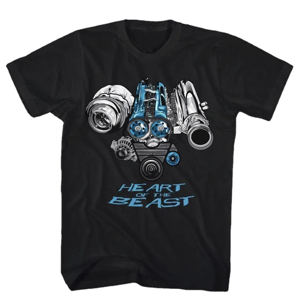 Single Turbo 2JZ engine - Premium T-shirts - Motorista Clothing