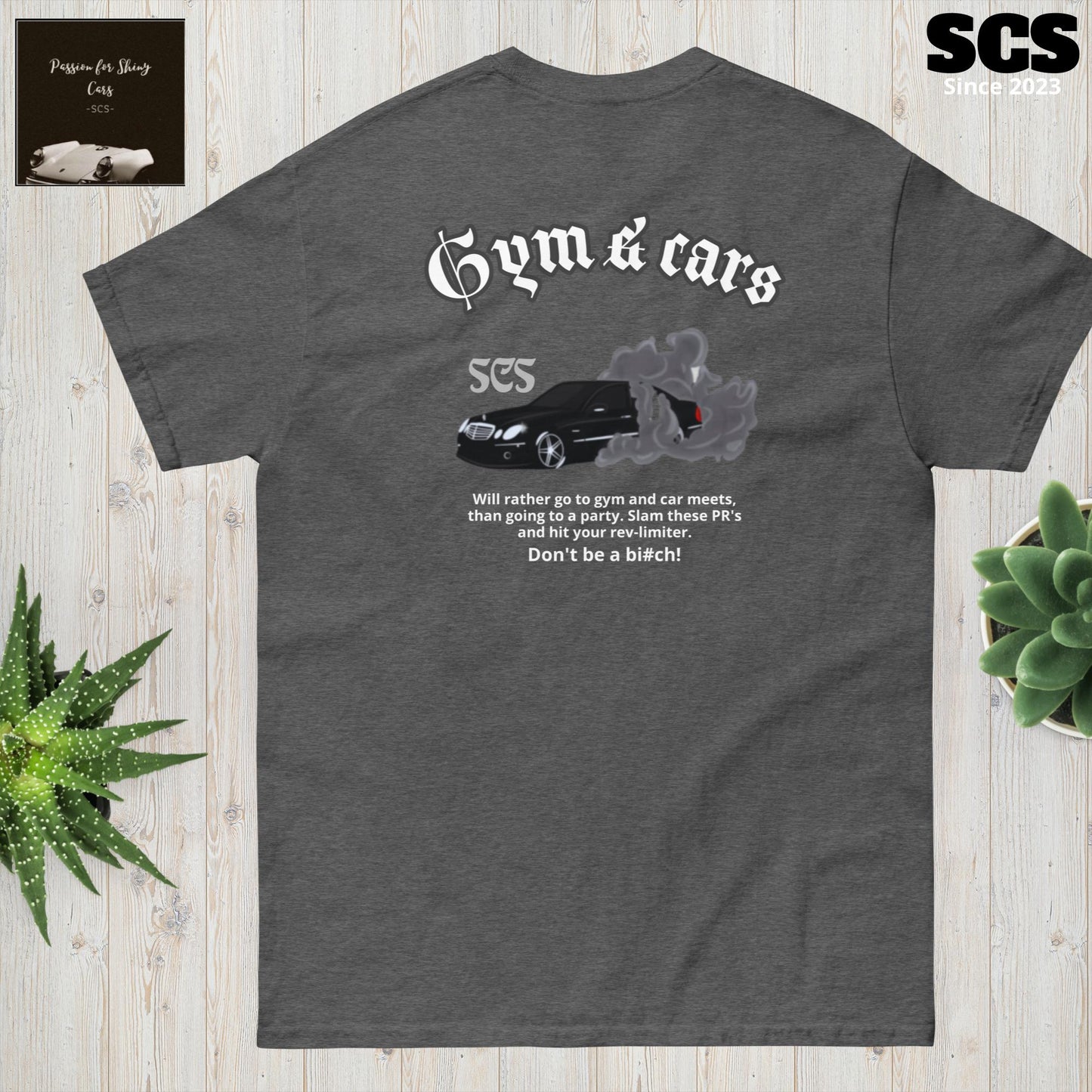 Men's Gym & cars T-shirt - Motorista Clothing