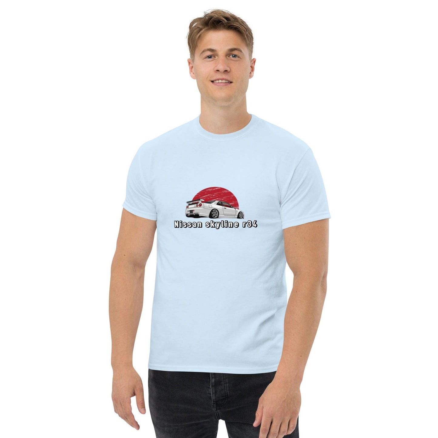 Men's classic nissan skyline r34 tee - Shiny-Cars Slovenia