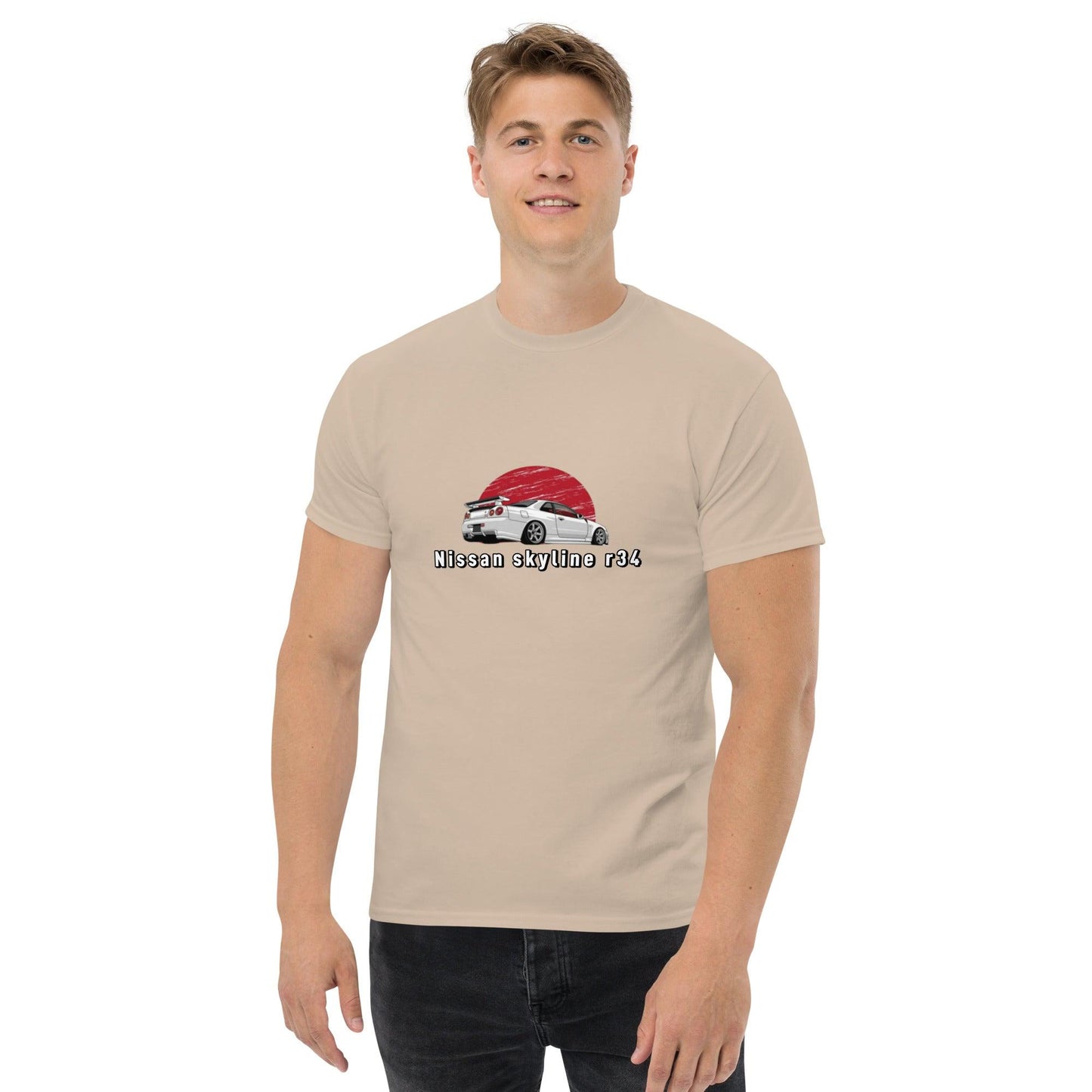 Men's classic nissan skyline r34 tee - Shiny-Cars Slovenia