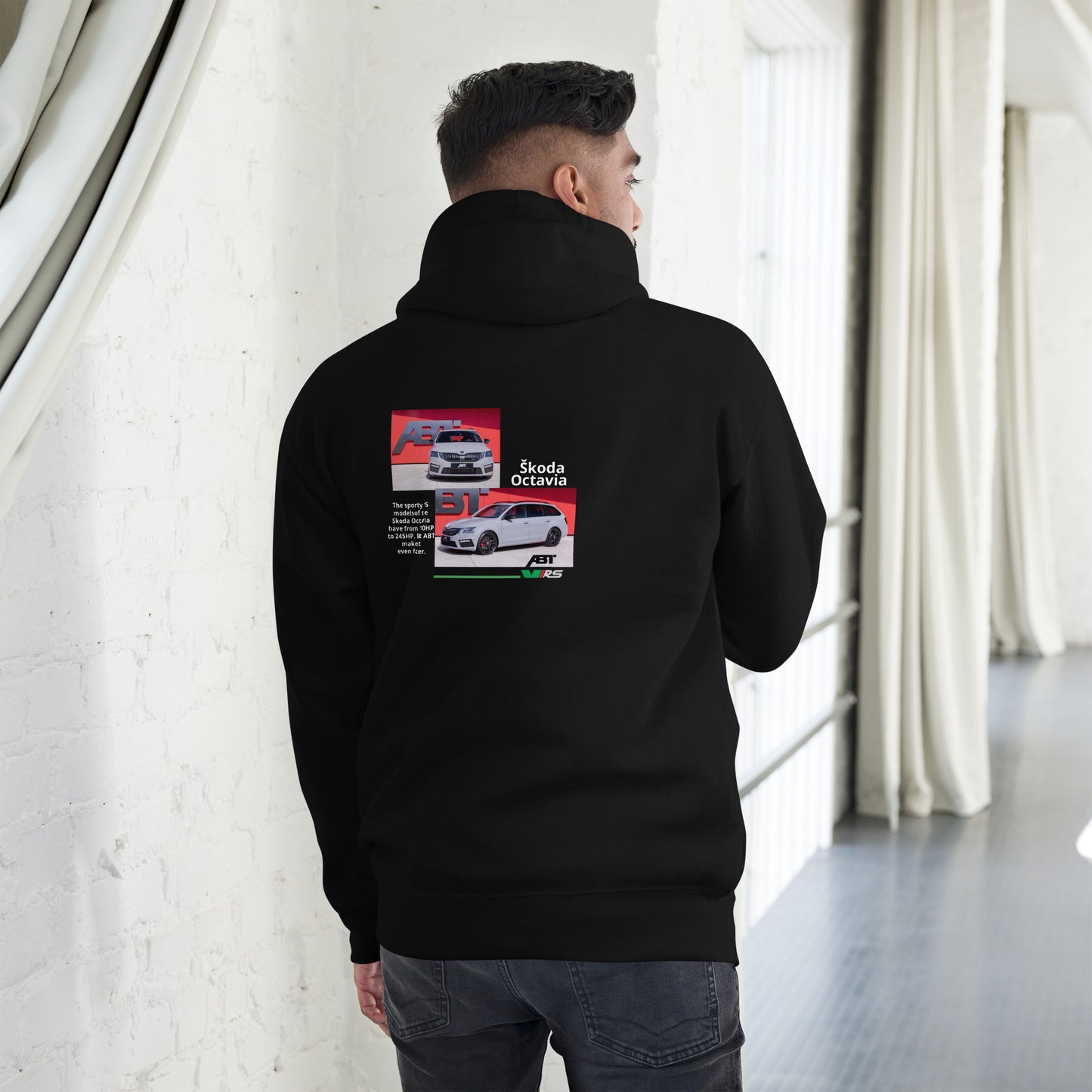 Škoda Octavia VRS ABT premium Hoodie - Motorista Clothing