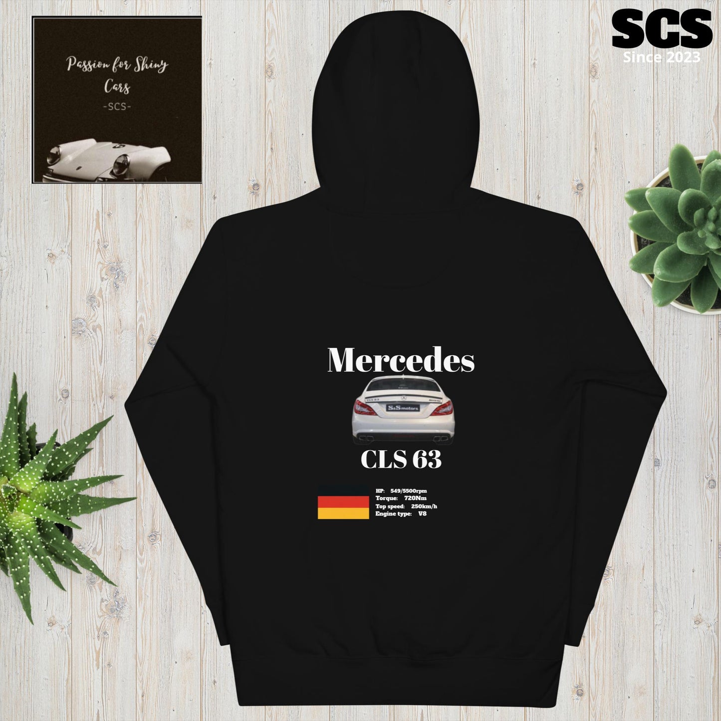 Mercedes CLS 63 - Premium Hoodie - Motorista Clothing