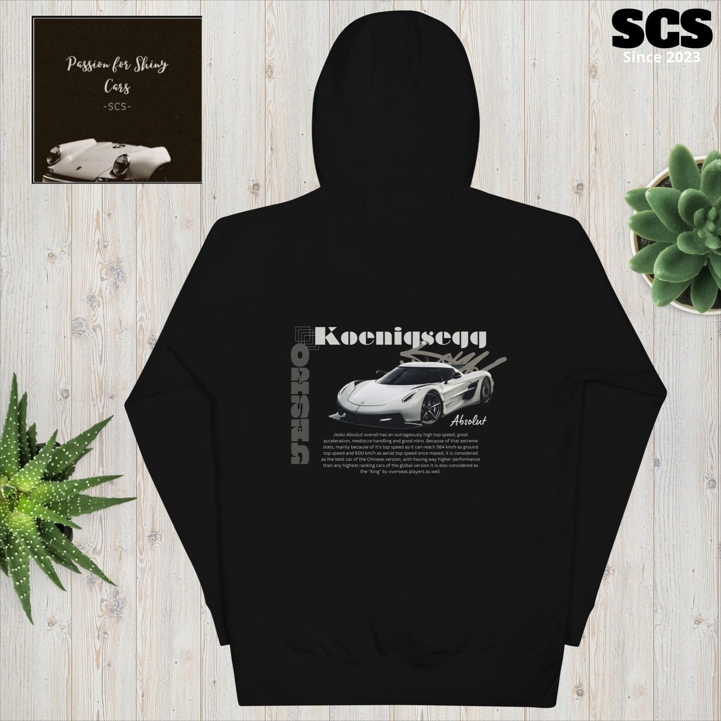 Koenigsegg Jesko Absolut - Premium Hoodie (FREE SHIPPING) - Motorista Clothing