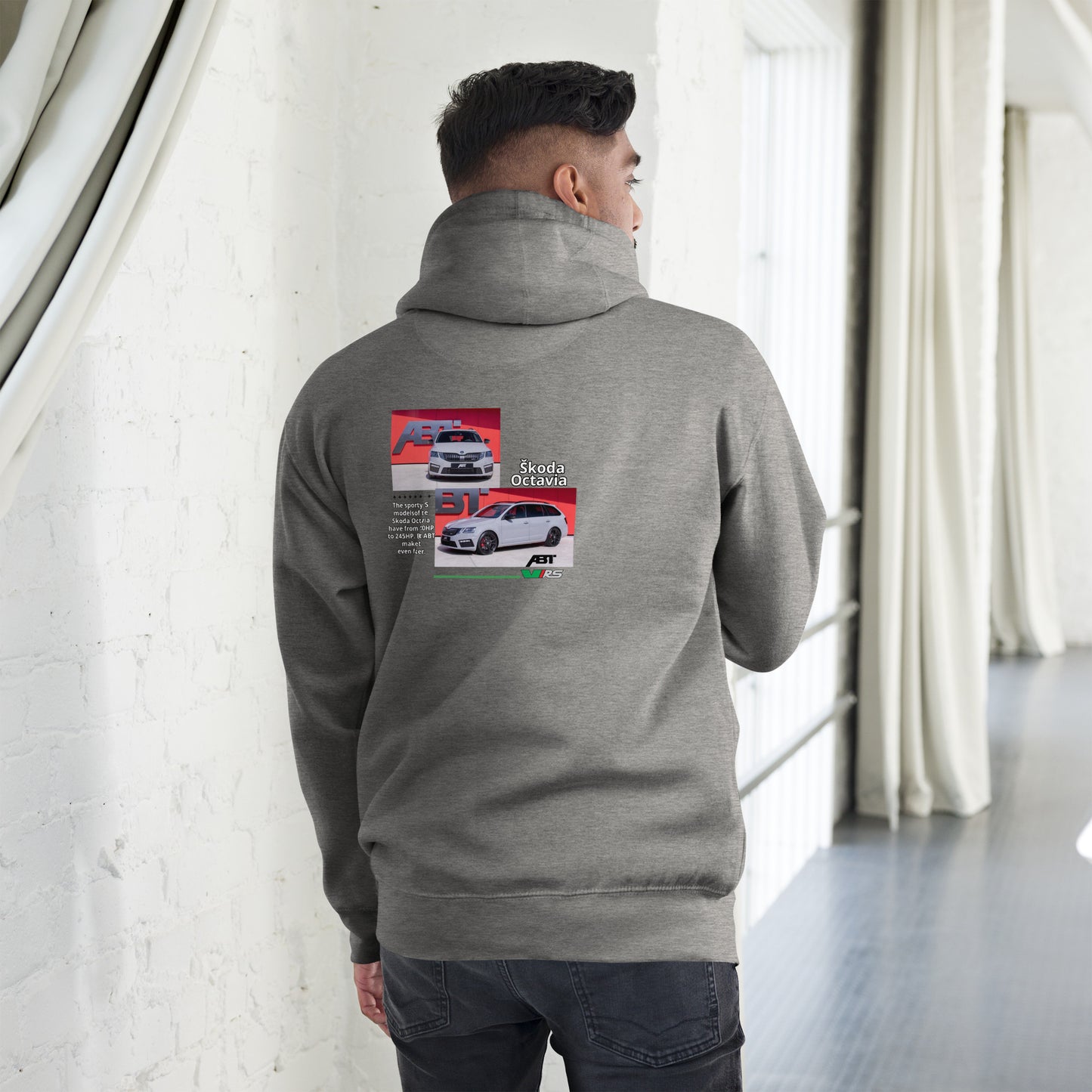 Škoda Octavia VRS ABT premium Hoodie - Motorista Clothing