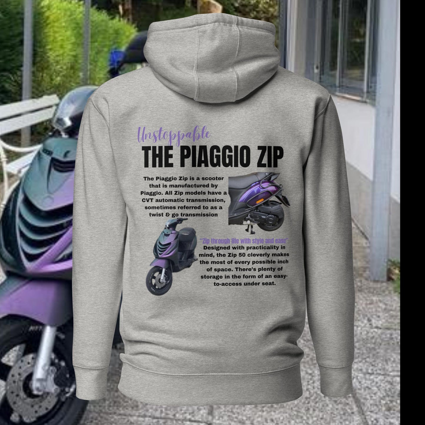 Piaggio Zip - Premium Hoodie