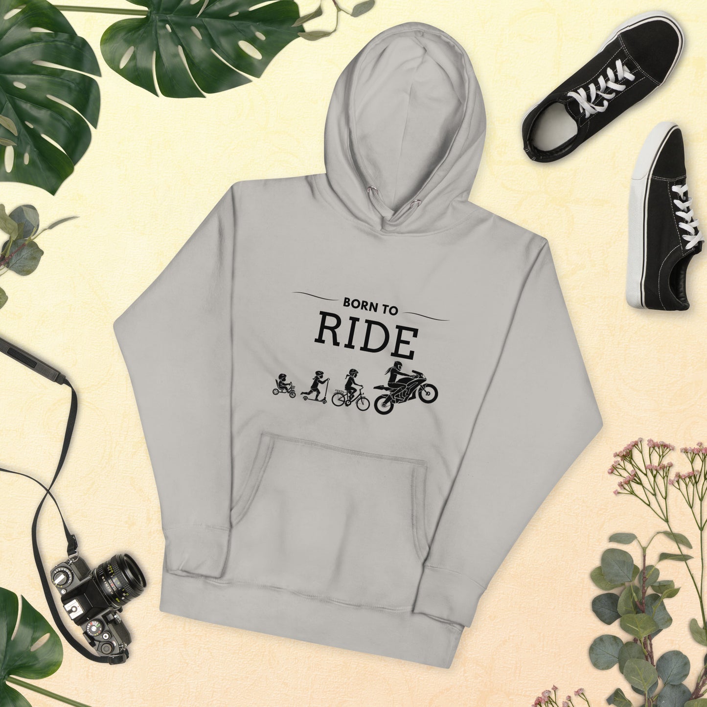 Born to ride - Premium Hoodie