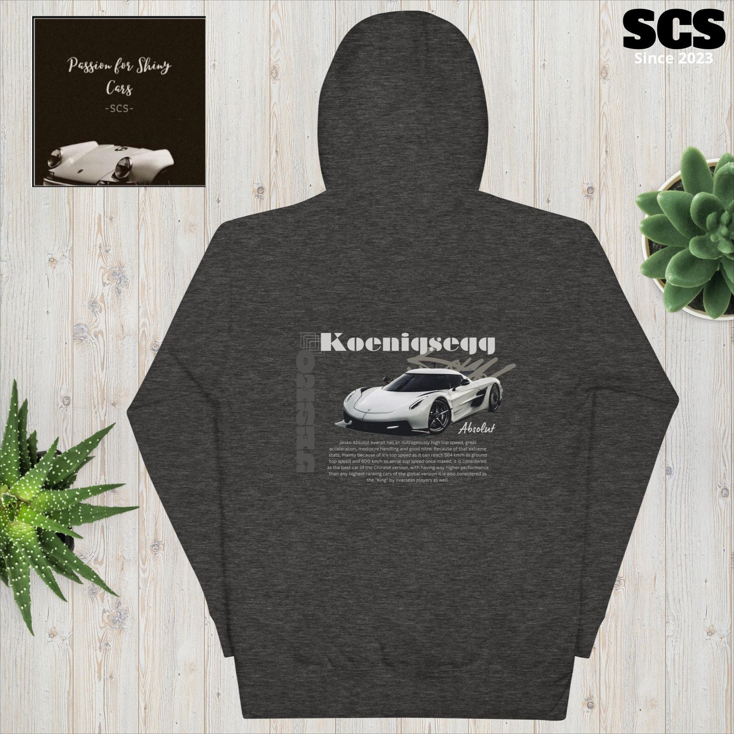 Koenigsegg Jesko Absolut - Premium Hoodie (FREE SHIPPING) - Motorista Clothing