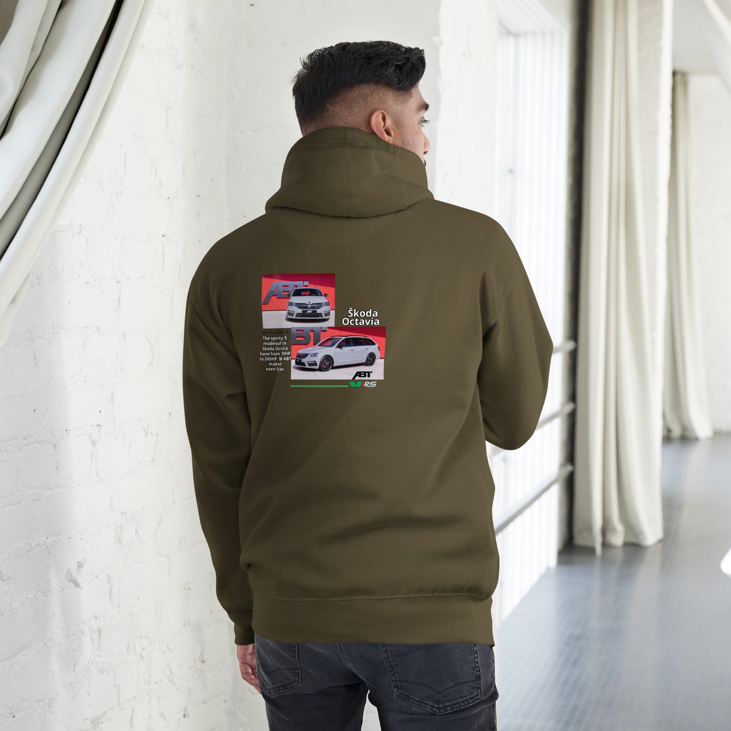 Škoda Octavia VRS ABT premium Hoodie - Motorista Clothing