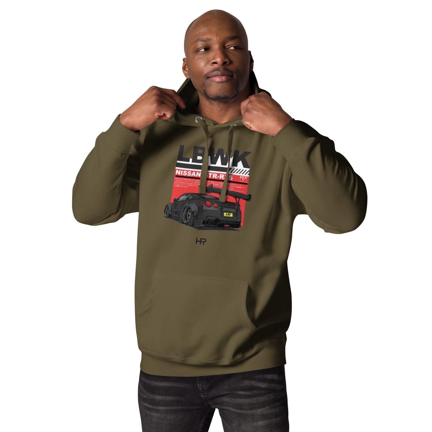 Liberty walk Nissan r35 Gtr Hoodie - Shiny-Cars Slovenia