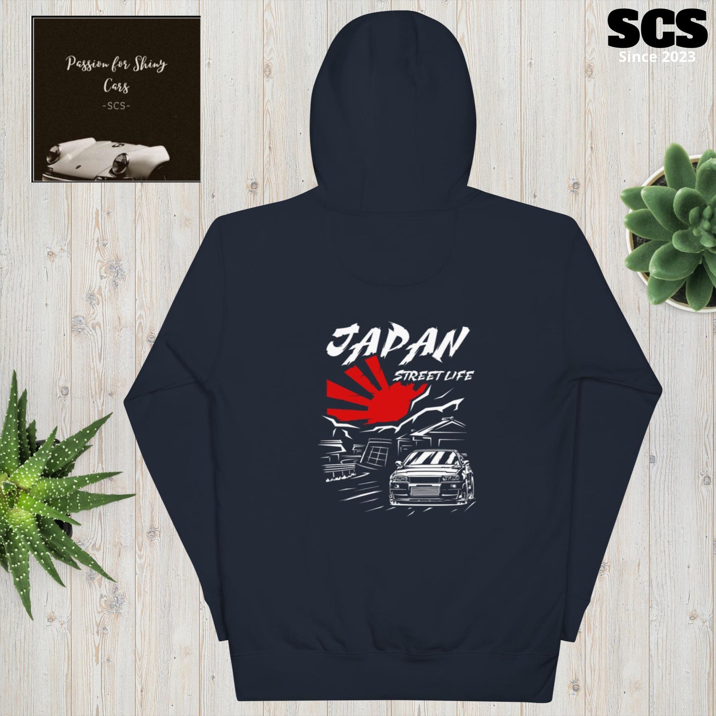 Japan street life - Premium Hoodie - Motorista Clothing