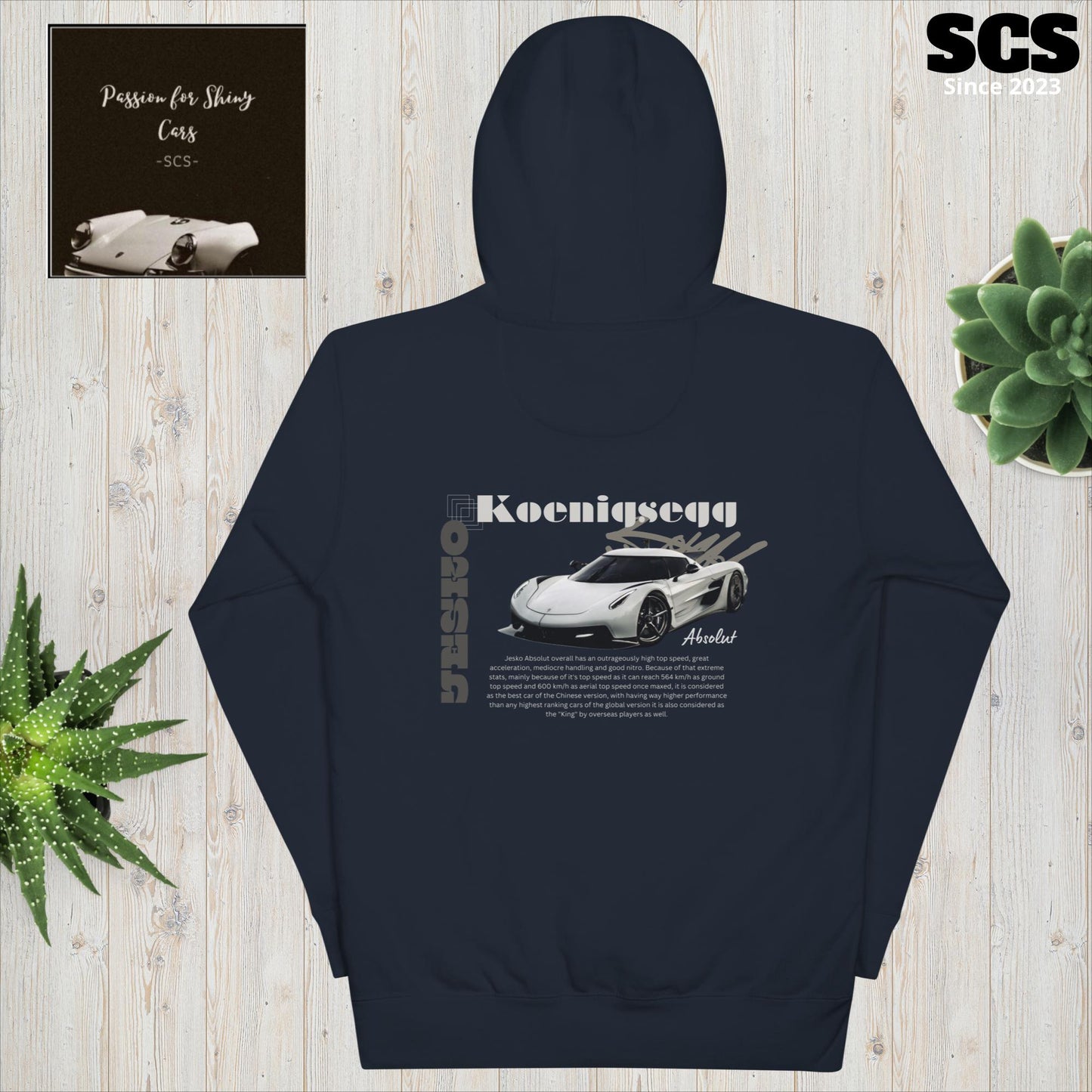 Koenigsegg Jesko Absolut - Premium Hoodie (FREE SHIPPING) - Motorista Clothing