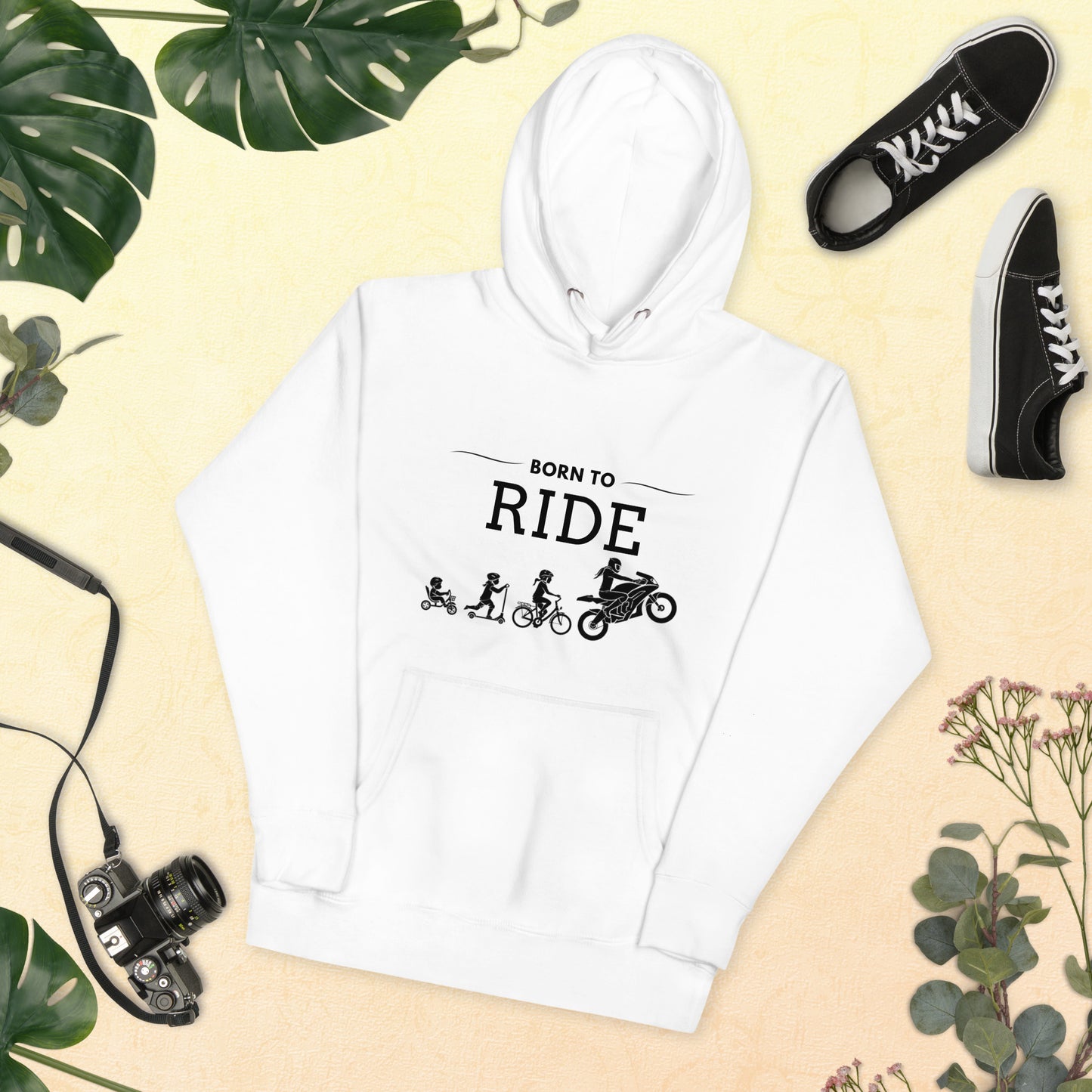 Born to ride - Premium Hoodie