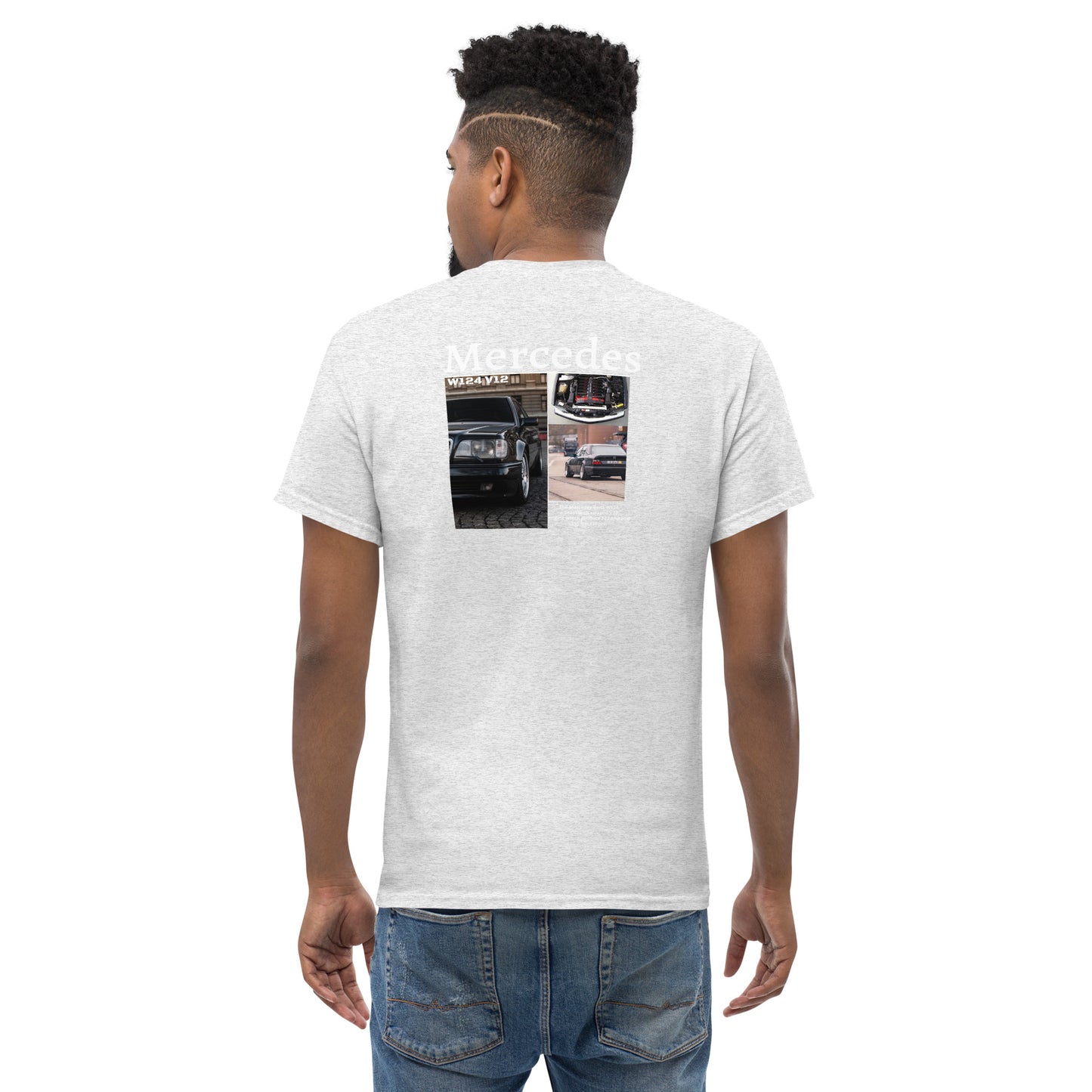 Mercedes W124 V12 classic Men's tee - Motorista Clothing