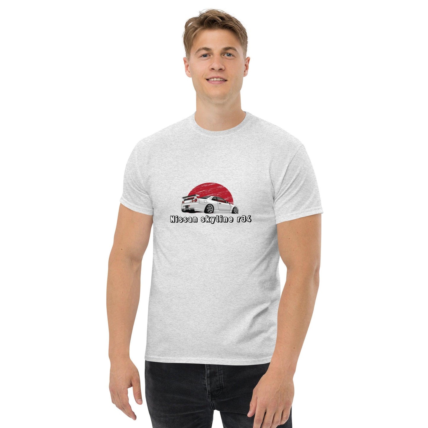 Men's classic nissan skyline r34 tee - Shiny-Cars Slovenia