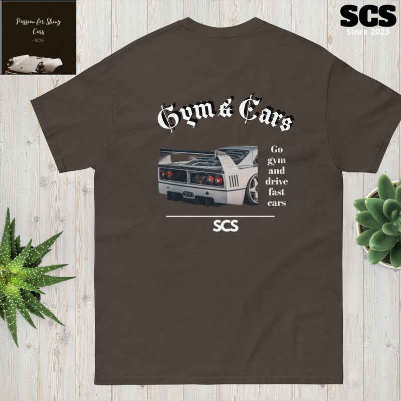 Men's classic Gym & Cars T-shirt - Motorista Clothing