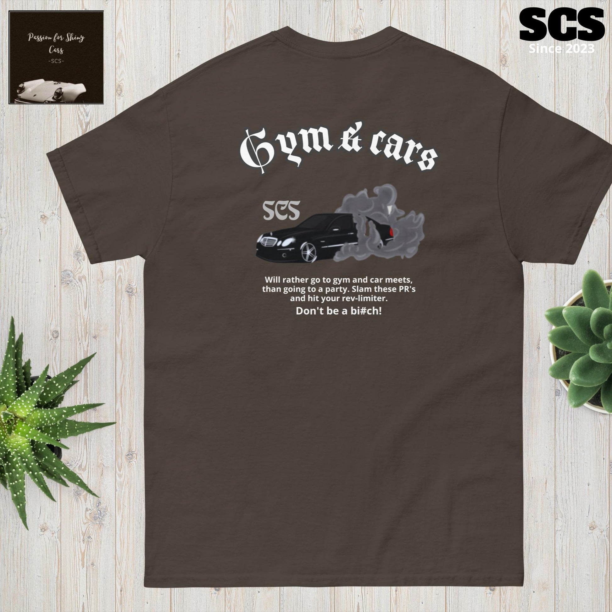 Men's Gym & cars T-shirt - Motorista Clothing