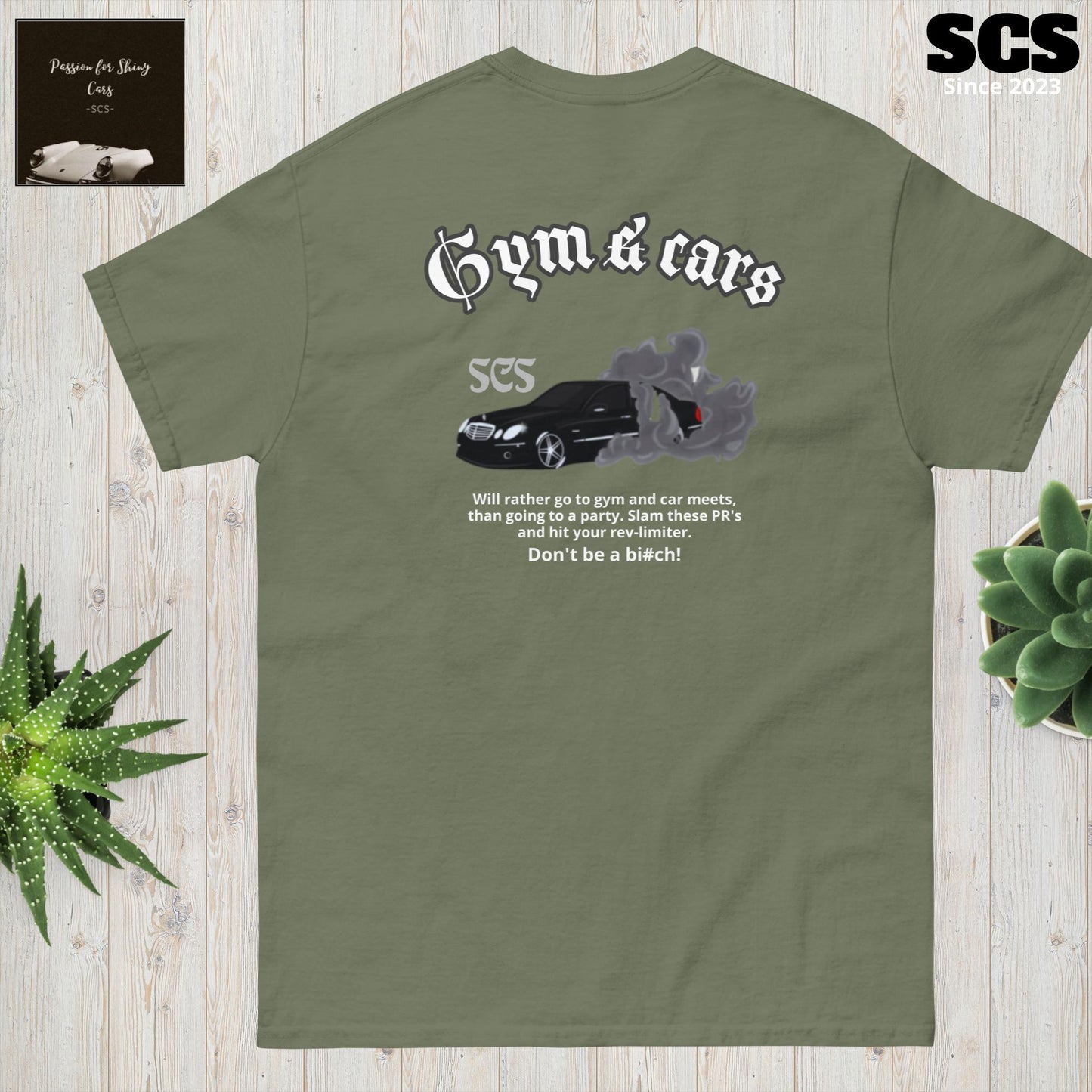 Men's Gym & cars T-shirt - Motorista Clothing