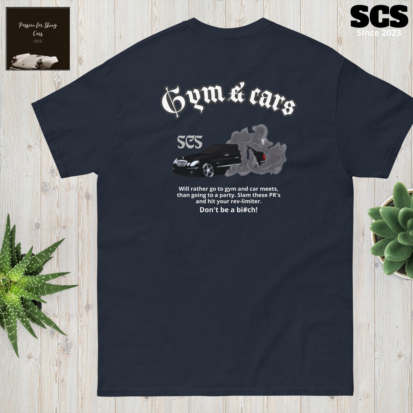 Men's Gym & cars T-shirt - Motorista Clothing