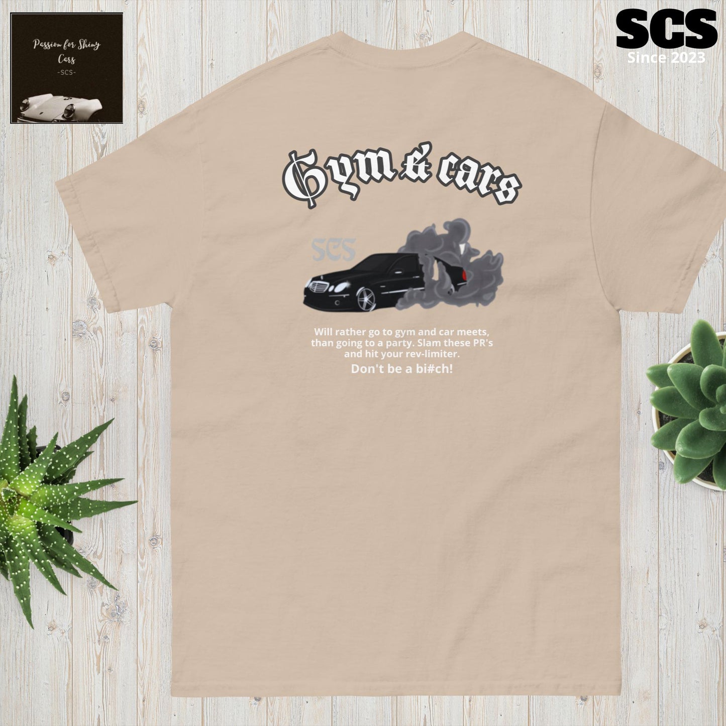 Men's Gym & cars T-shirt - Motorista Clothing