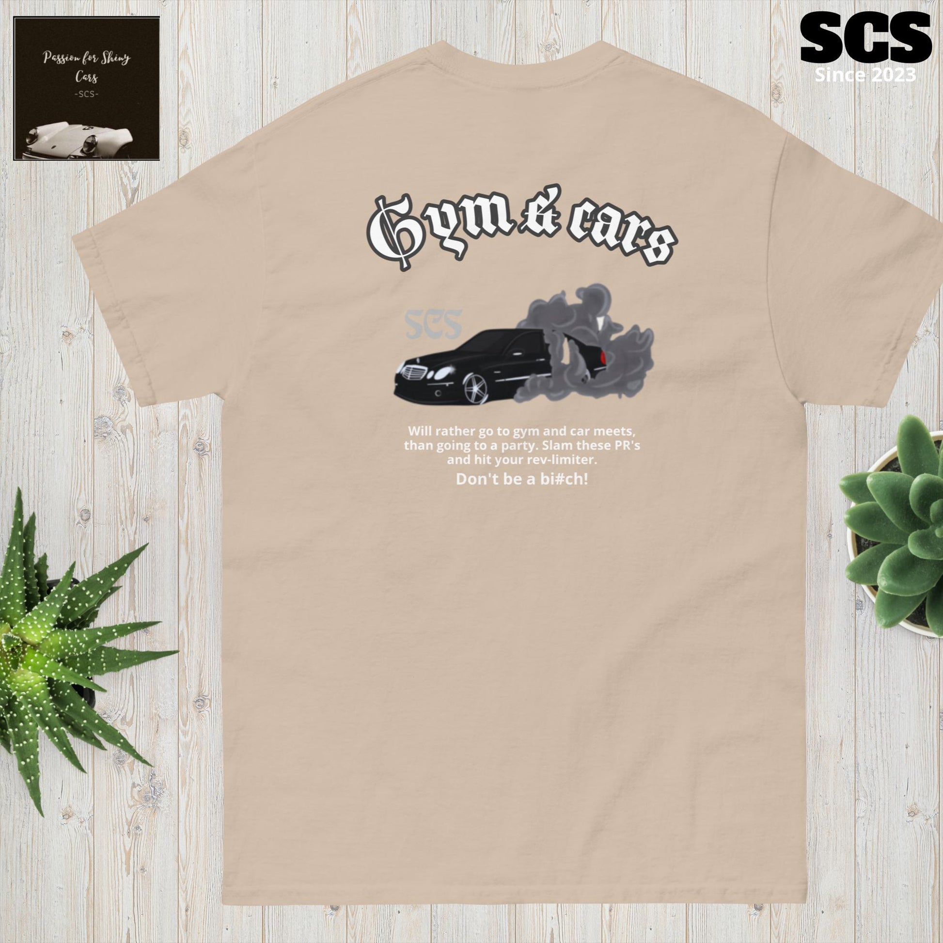 Men's Gym & cars T-shirt - Motorista Clothing