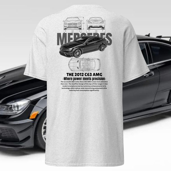 Mercedes C63 Amg 2012 Black Series - Premium T-shirt