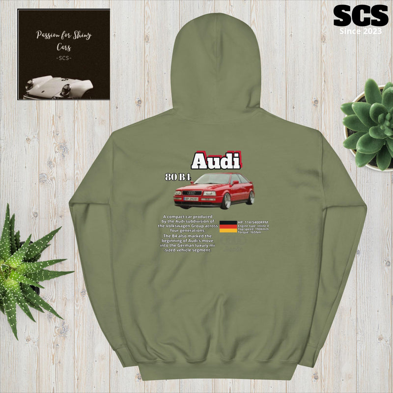 Audi 80 B4 - Premium Hoodie - Motorista Clothing