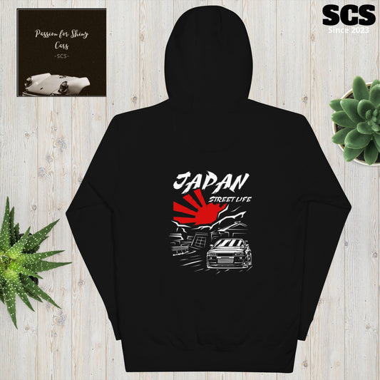 Japan street life - Premium Hoodie - Motorista Clothing