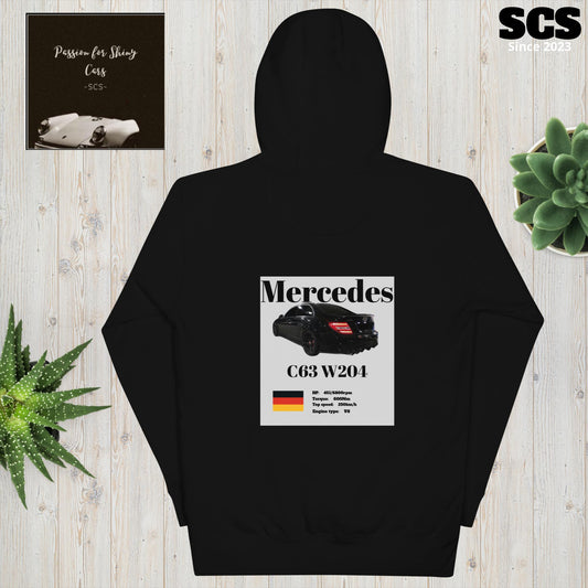 Mercedes C63 W204 - Premium Hoodie - Motorista Clothing