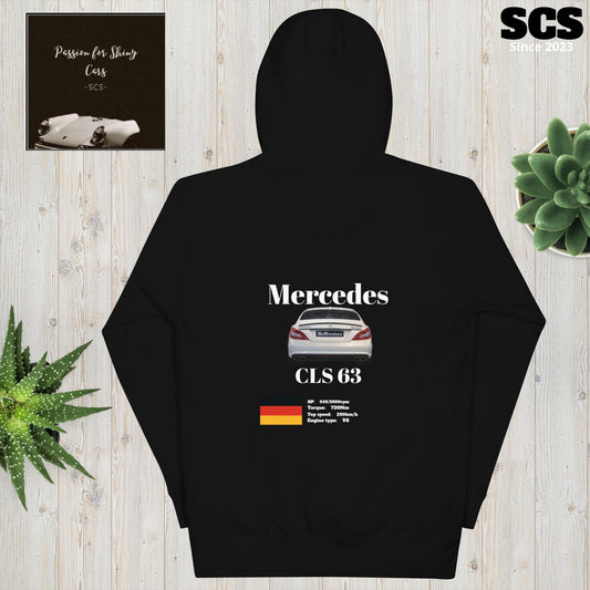 Mercedes CLS 63 - Premium Hoodie - Motorista Clothing