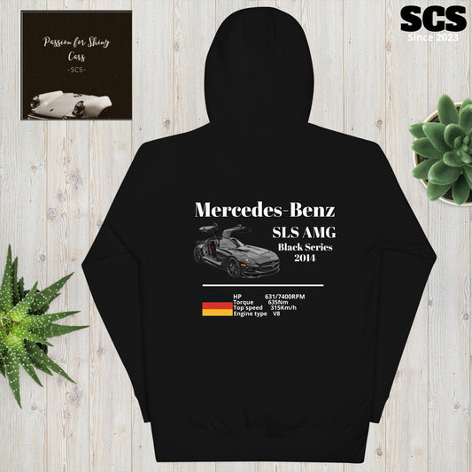 Mercedes SLS AMG black series - Premium Hoodie - Motorista Clothing