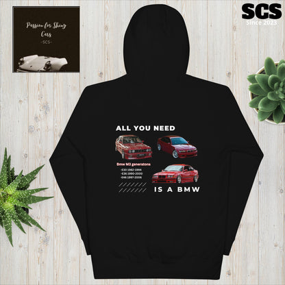 Bmw M3 generations - Premium Hoodie(FREE SHIPPING) - Motorista Clothing