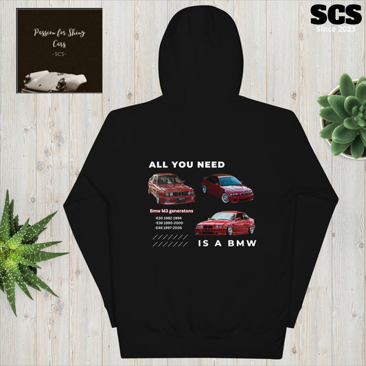 Bmw M3 generations - Premium Hoodie(FREE SHIPPING) - Motorista Clothing