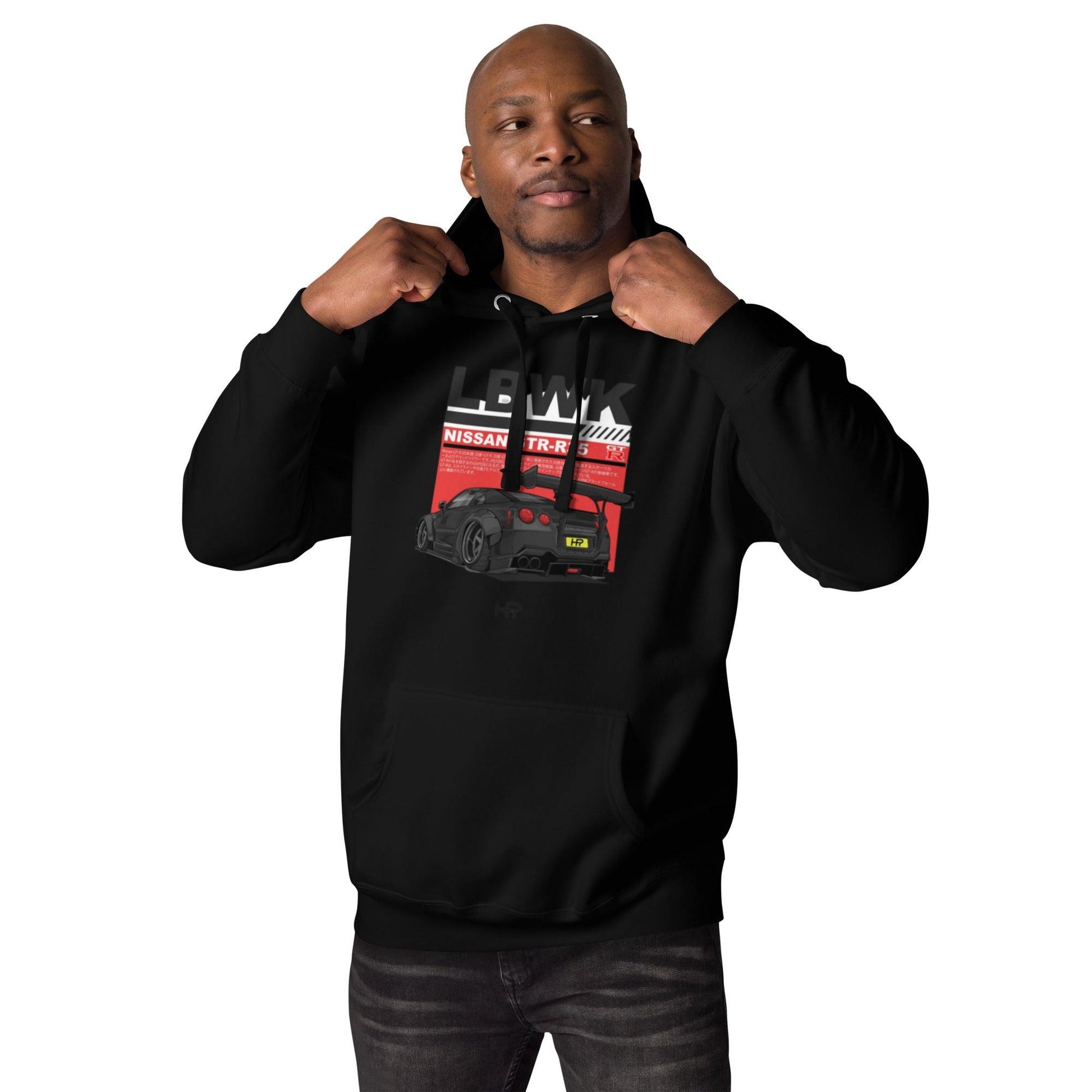 Liberty walk Nissan r35 Gtr Hoodie - Shiny-Cars Slovenia