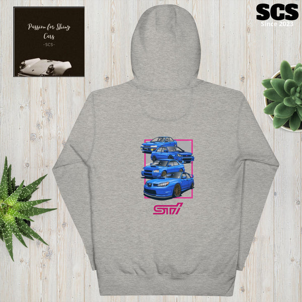 Subaru Sti Generations - Premium Hoodie