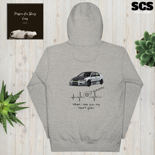 Mitsubishi Evolution 9 - Premium Hoodie (Turbo quote)