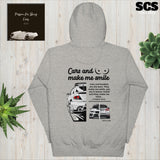 Cars and boobies make me smile - Premium Hoodie - Motorista Clothing