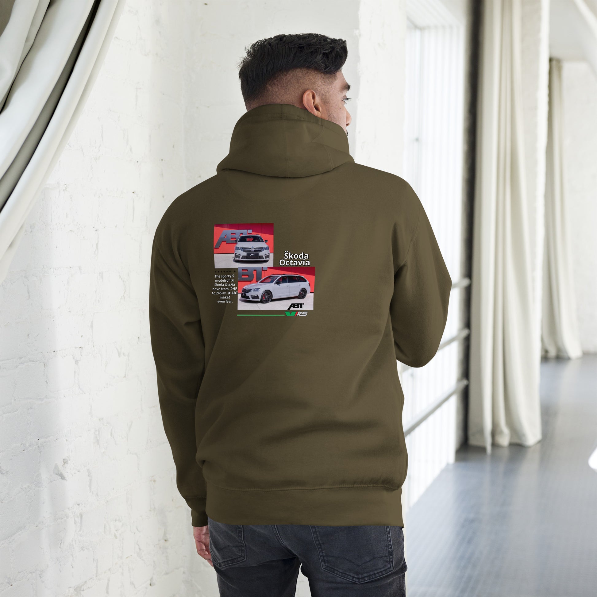 Škoda Octavia VRS ABT premium Hoodie - Motorista Clothing