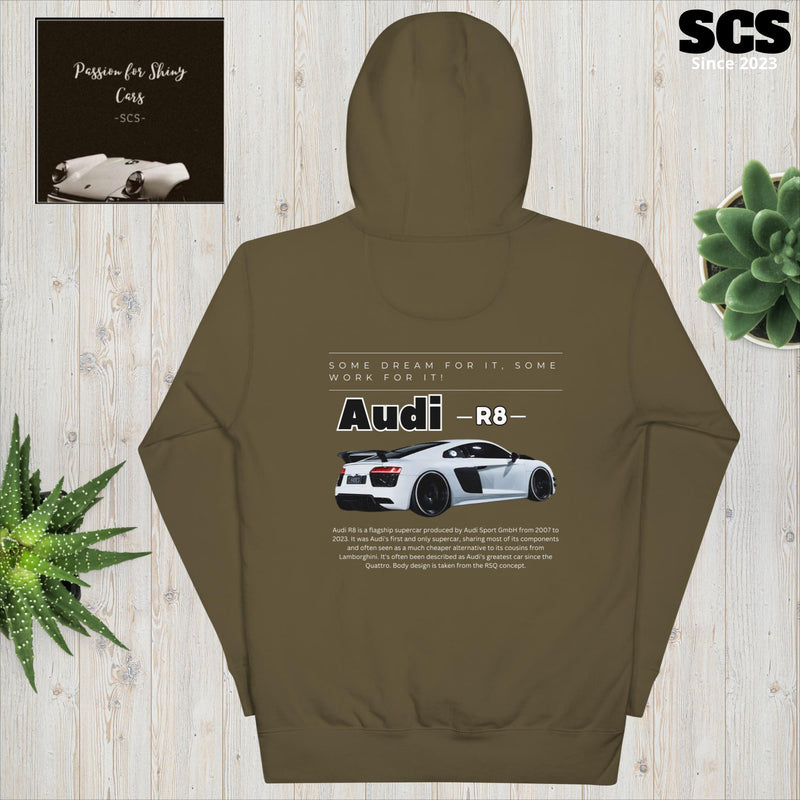 Audi R8 - Premium Hoodie (FREE SHIPPING) - Motorista Clothing