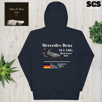 Mercedes SLS AMG black series - Premium Hoodie - Motorista Clothing