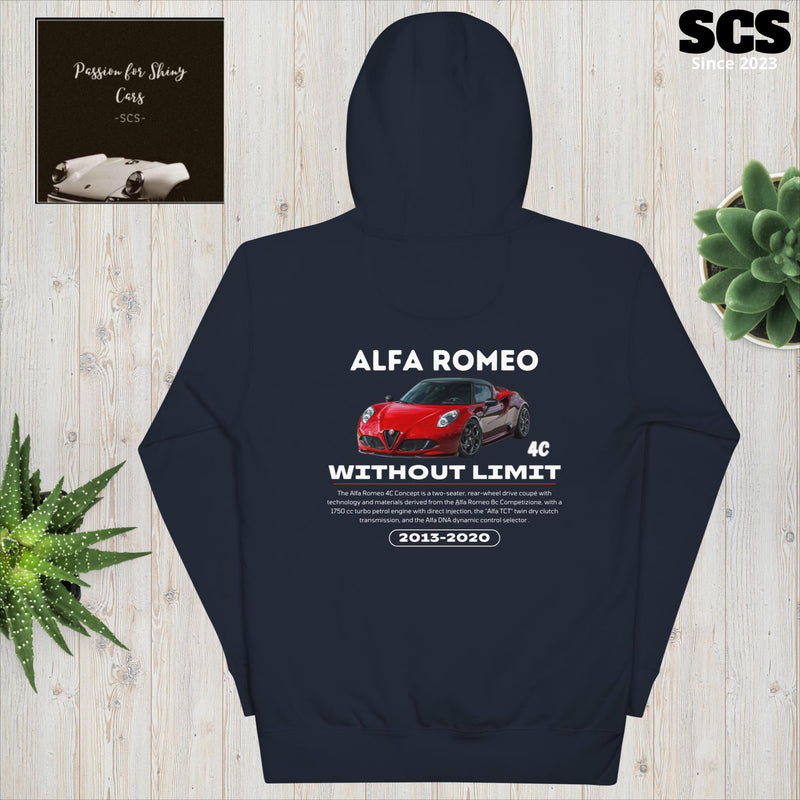 Alfa Romeo 4c - Premium Hoodie (FREE SHIPPING) - Motorista Clothing