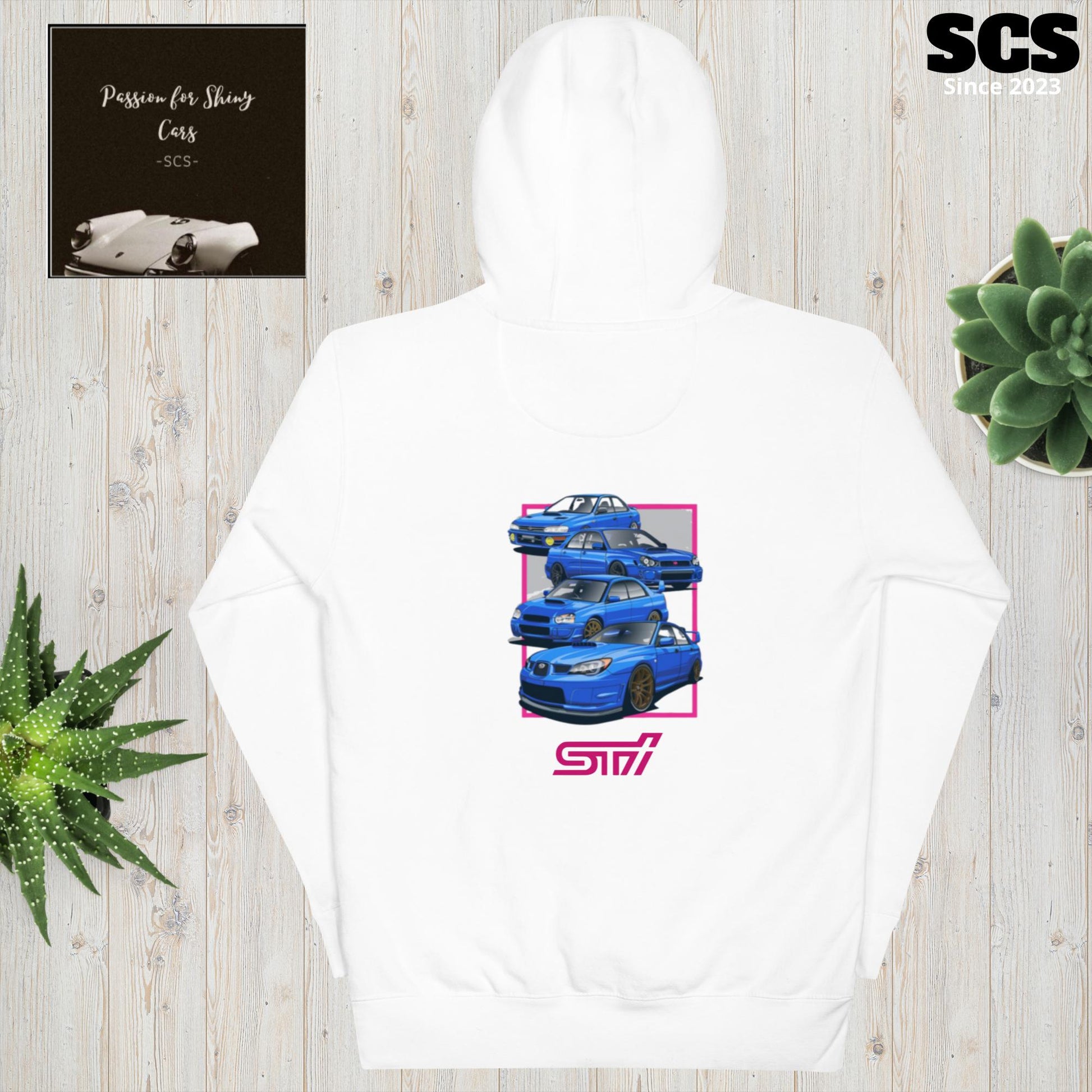 Subaru Sti Generations - Premium Hoodie - Motorista Clothing