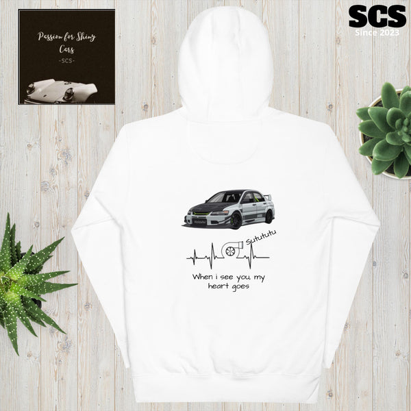 Mitsubishi Evolution 9 - Premium Hoodie (Turbo quote)