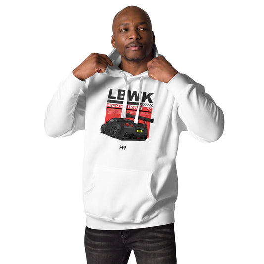 Liberty walk Nissan r35 Gtr Hoodie - Shiny-Cars Slovenia